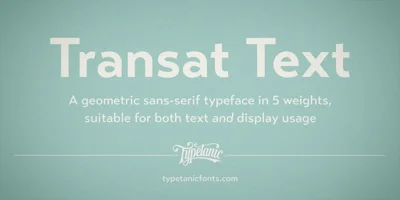 Transat Text Font