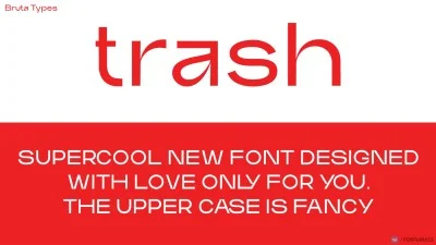 Trash Font