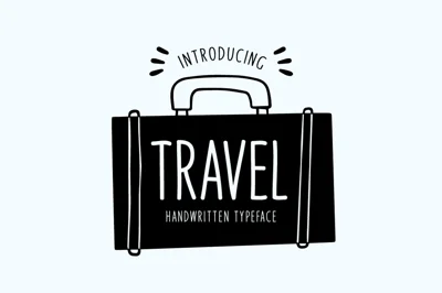 Travel Typeface