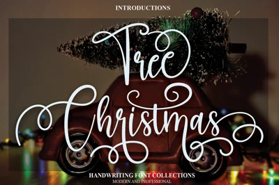 Tree Christmas | Script Font
