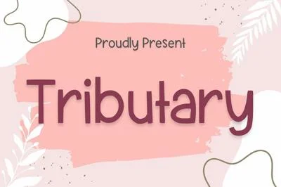 Tributary Handwriting Font