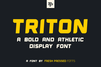 Triton Display Font Free Download