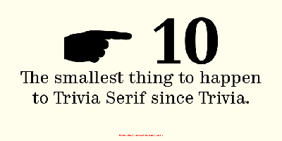 Trivia Serif 10 Free Download