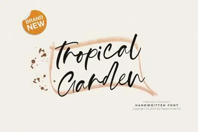 Tropical Garden Font