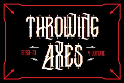 Trowing Axes Font