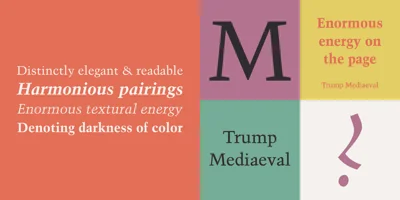 Trump Mediaeval LT Font