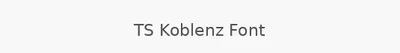 TS Koblenz Font
