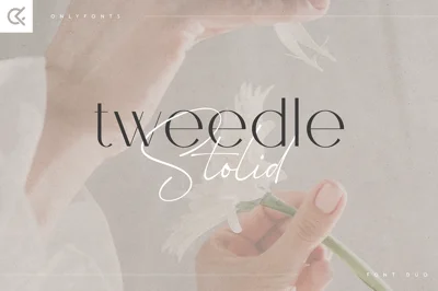 Tweedle & Stolid - modern font duo