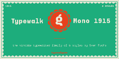 Typewalk Mono 1915 Free Download