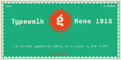 Typewalk Mono 1915 Font
