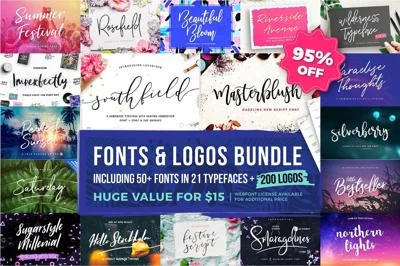 Typographer's Dream Box + 200 Logos