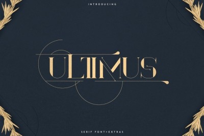 Ultimus Serif + Extras Font