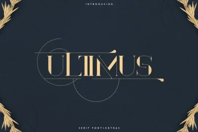 Ultimus Serif + Extras Font