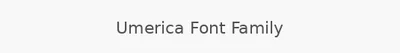 Umerica Font Family