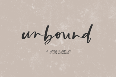 Unbound Signature Font Free Download