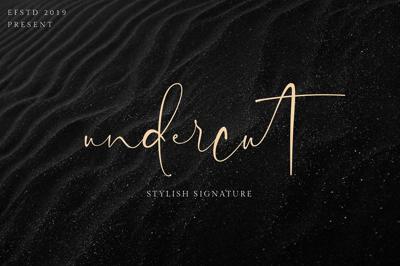 Undercut | Stylish Signature Free Download