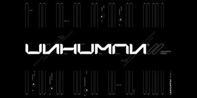 Unhuman Font