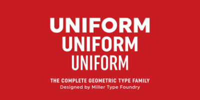 Uniform Font