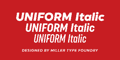 Uniform Italic Free Download