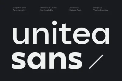 Unitea Sans Serif Font Family