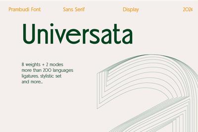 Universata Typeface (16 fonts) Free Download