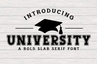 University Font
