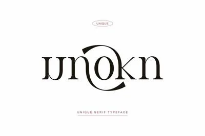 Unokn Serif Typeface