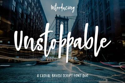 Unstoppable Font Duo Free Download