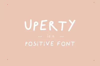 Uperty: Simple Boho Handwritten Font Free Download