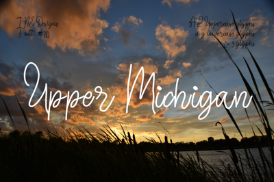 Upper Michigan sans serif font Free Download