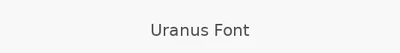 Uranus Font