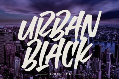 Urban Black - Urban Font Free Download