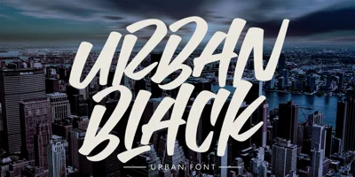 Urban Black Font