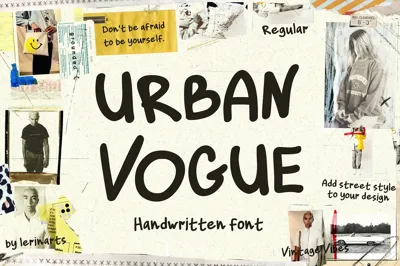 URBAN VOGUE: Handwritten font Free Download