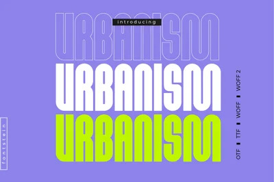 URBANISM | Display font + Outline
