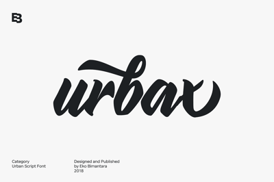 Urbax Script Font Free Download