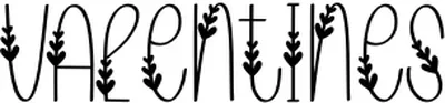 Valentines 2 Font
