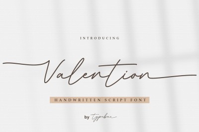 Valention - Chic Handwritten Script Font