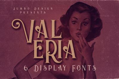 Valeria - Display Font Free Download