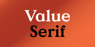 Value Serif Free Download