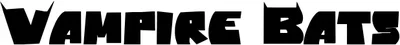 Vampire Bats Font