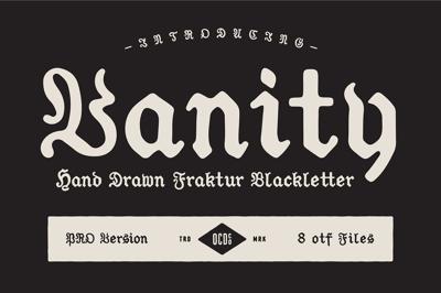 Vanity - Fraktur Blackletter Free Download