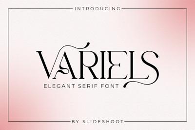 Variels Elegant Serif Font Free Download