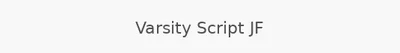 Varsity Script JF