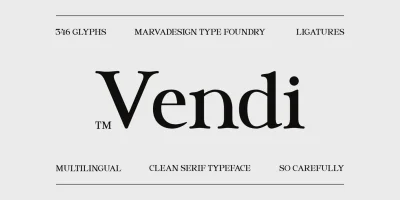 Vendi Font