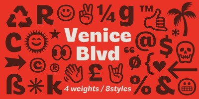 Venice Blvd Font