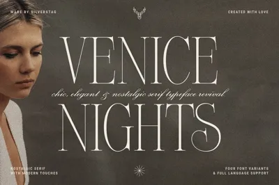 Venice Nights - Nostalgic Serif Font Free Download