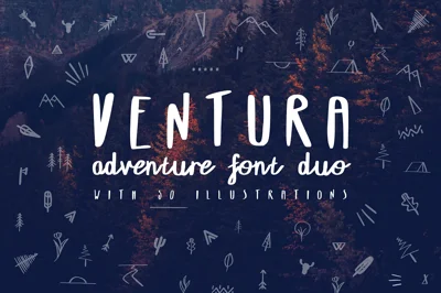 Ventura: Outdoor Adventure Font Duo