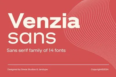 Venzia Sans Family Fonts