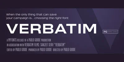 Verbatim Font